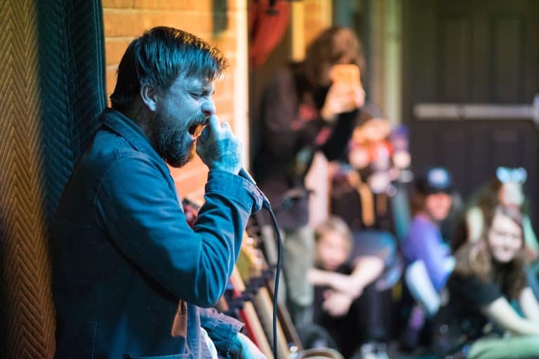 Artist Anthony Green jams with students at Bucks School of Rock