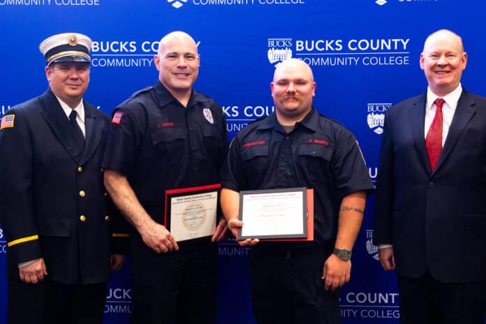 Bucks County Community College Recognizes 90 Firefighter Graduates