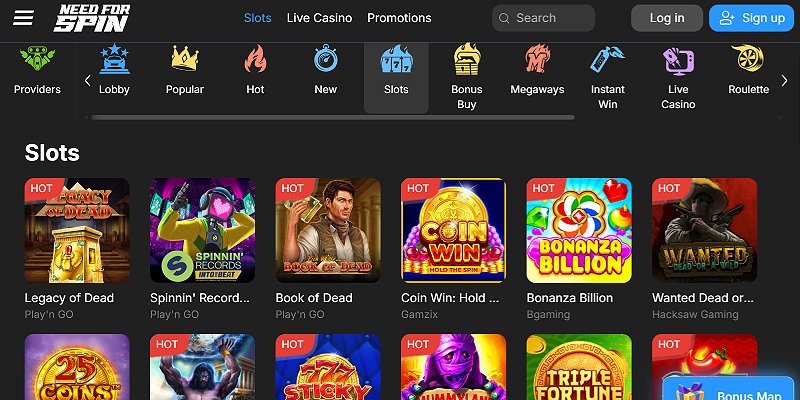 Need for Spin Casino AU
