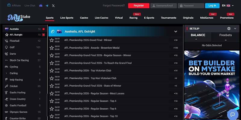 MyStake Sports AU