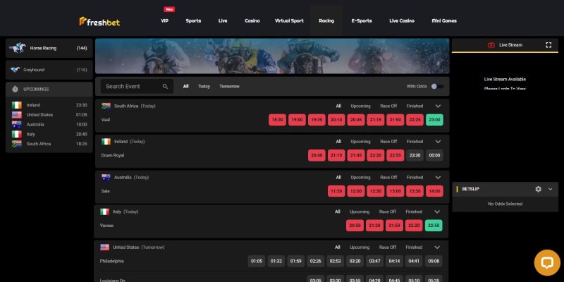 Freshbet Sports AU
