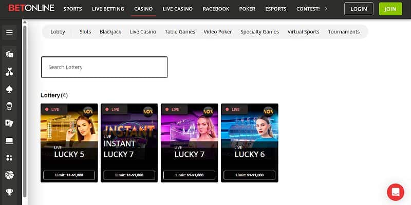 BetOnline Casino US