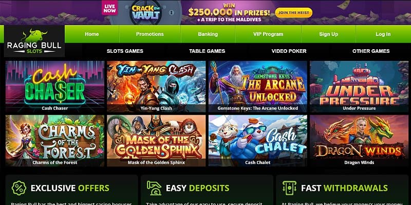 Raging Bull Slots Casino US