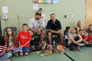 Wounded, yet strong: Wounded Warriors visit Pine Road School