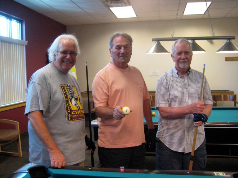 Pirates win Spring-Summer James E. Kinney Senior Center Billiards Championship