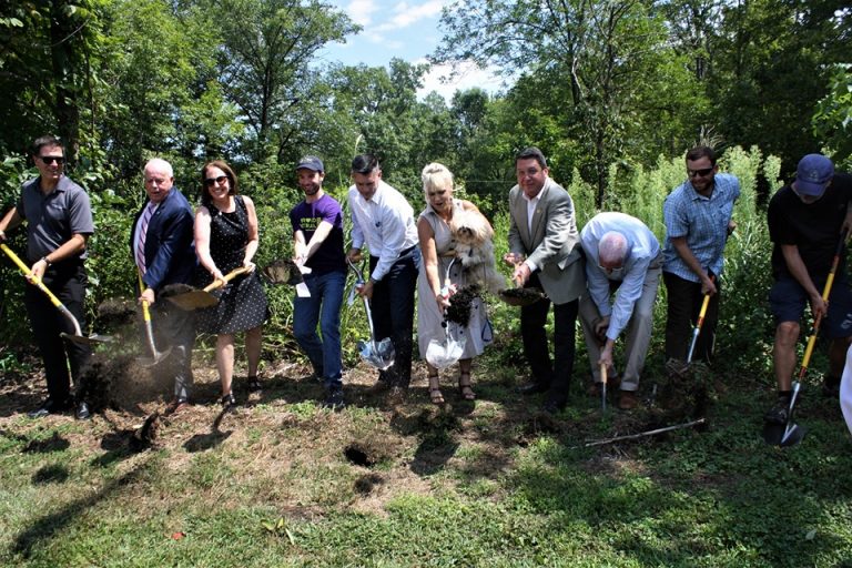 Officials break ground on new trail