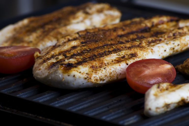 Barbecue chicken dinner