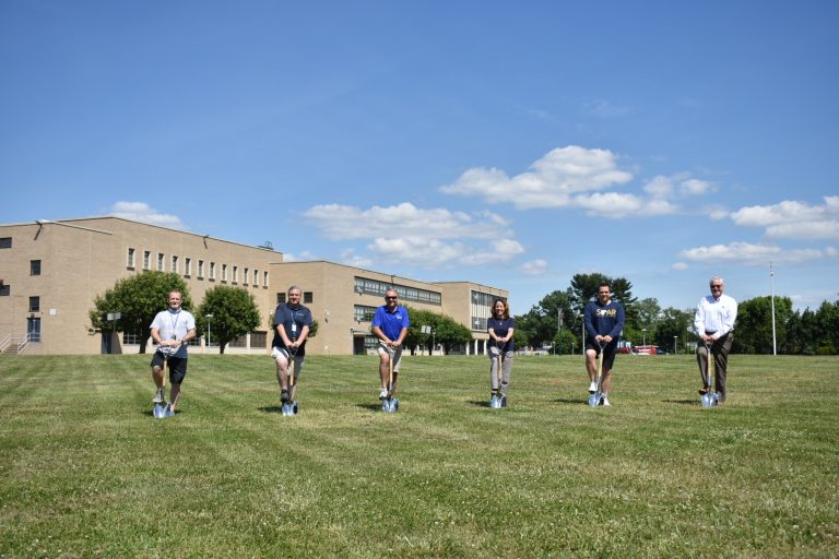 Conwell-Egan breaks ground on new turf field