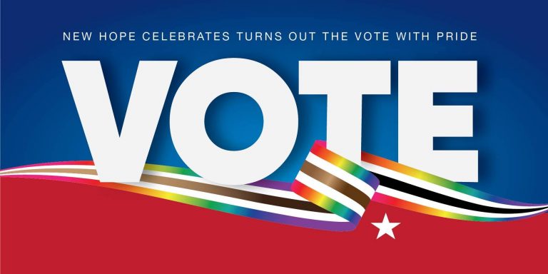 New Hope Celebrates encourages locals to ‘VOTE with PRIDE’