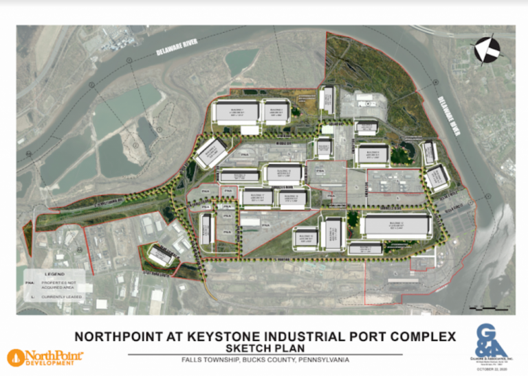 Morrisville Municipal Authority designated by NorthPoint as provider of water, sewer utilities at U.S. Steel property