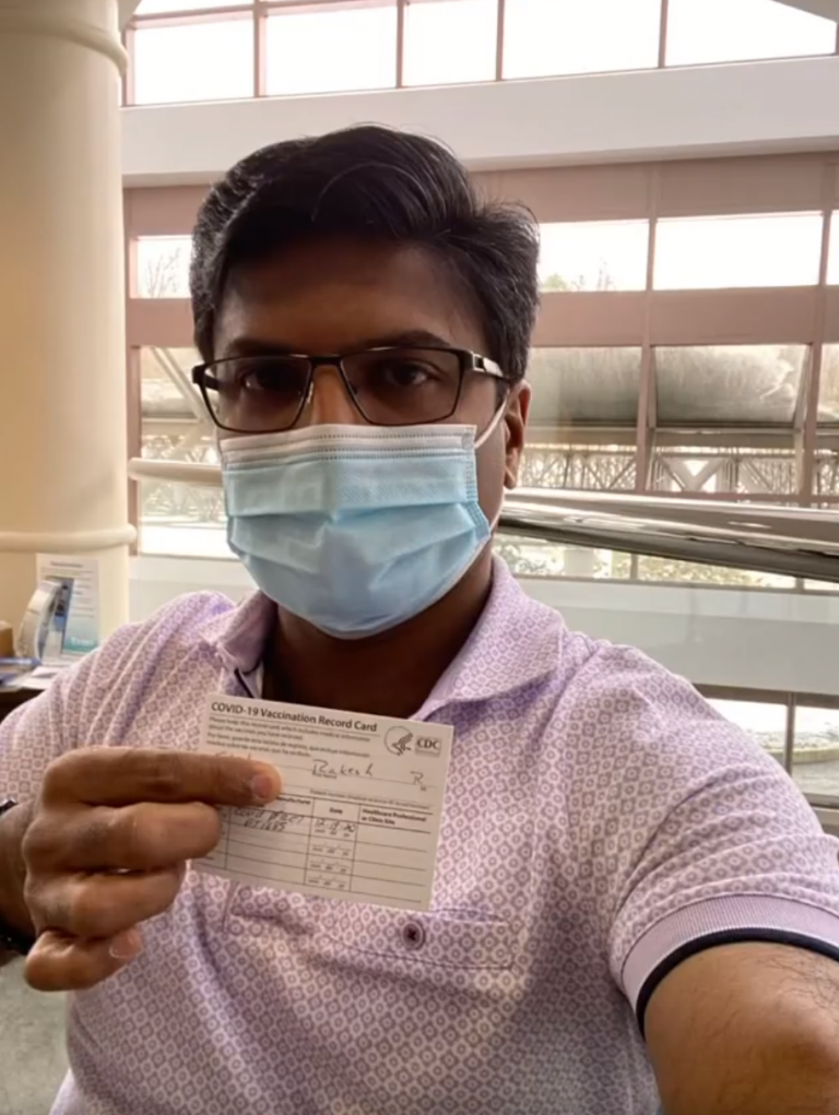 St. Mary’s Dr. Rakesh Shah chronicles COVID vaccination experience on Instagram