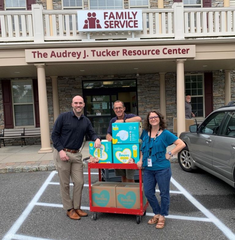 Family Service Association receives diaper donation from TruMark