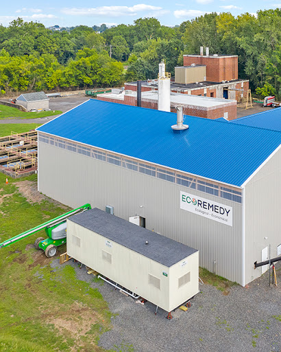 Overnight fire shutters Ecoremedy plant