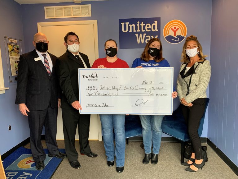 TruMark Financial donates funds to United Way for Ida relief