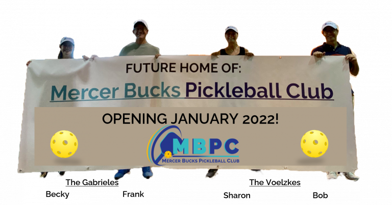 Mercer Bucks Pickleball Club opens in January