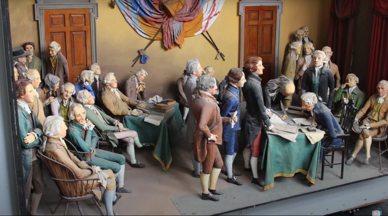 Historic diorama in Bensalem almost fully restored