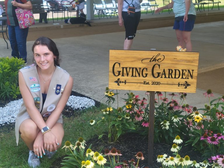 Churchville Girl Scout creates ‘Giving Garden’ at Northampton Senior Center