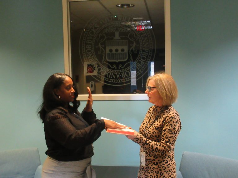 Bucks County Chief Deputy Coroner sworn in