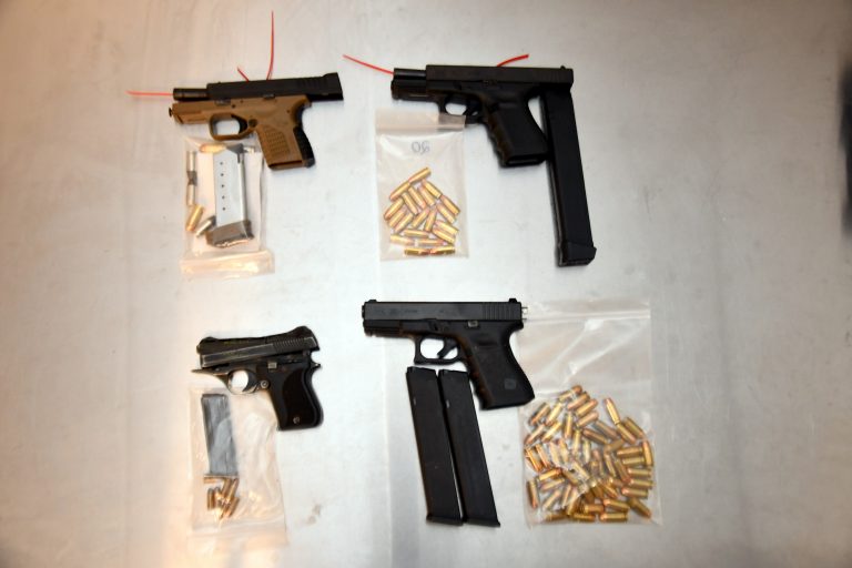 Bensalem arrests 4 individuals for illegal firearm possession