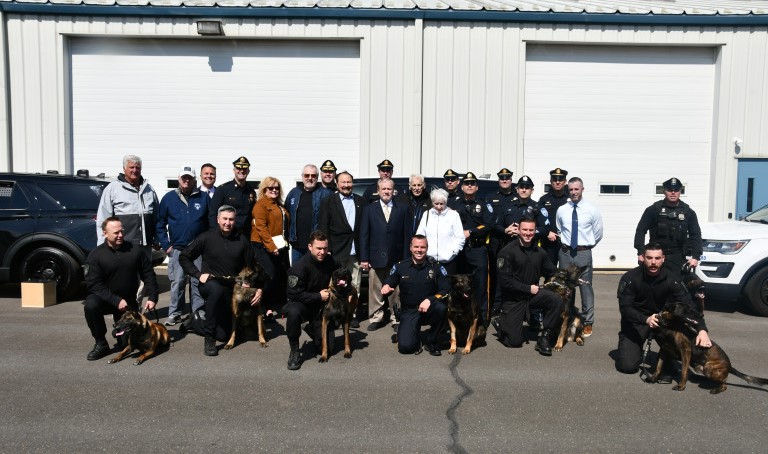 New Bensalem K-9 Kennel dedicated to Officer James Armstrong