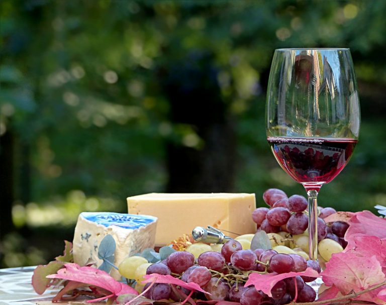 Wine and cheese tasting event