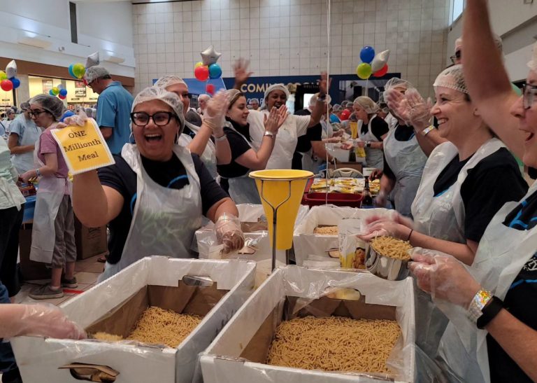 Bucks Knocks Out Hunger initiative packs one millionth meal