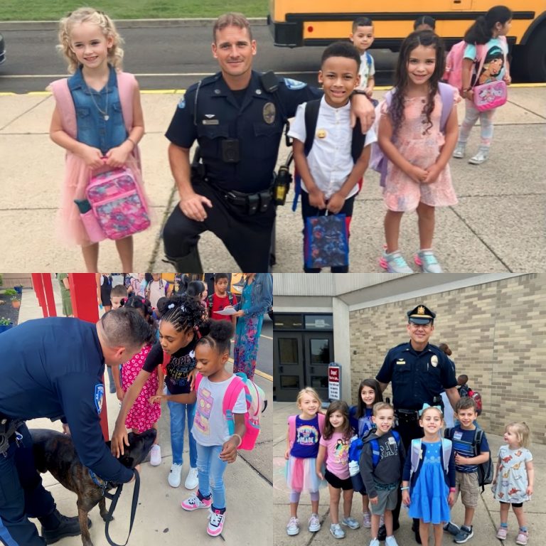 Bensalem public safety welcomes students back to school