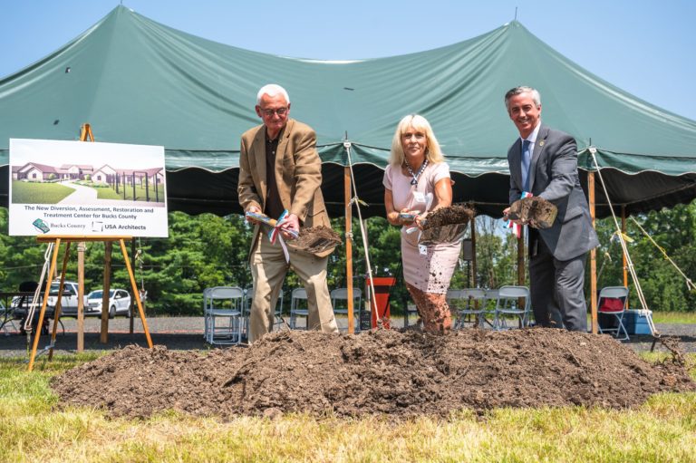 Bucks breaks ground at Mental Health Diversion Center site