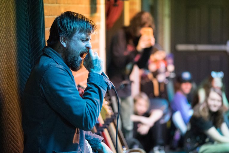 Artist Anthony Green jams with students at Bucks School of Rock