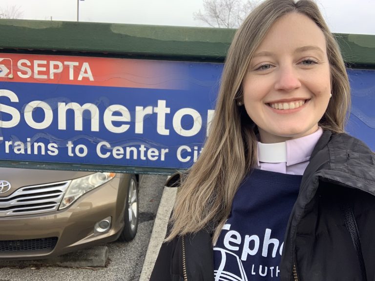 St. Stephen’s Pastor distributes ashes, candy