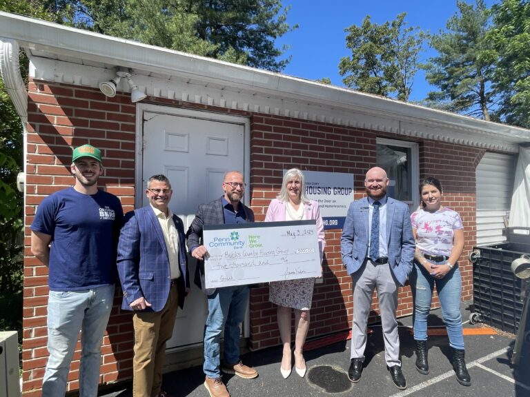 Penn Community Bank grant supports Bucks Co. Housing Group food program 