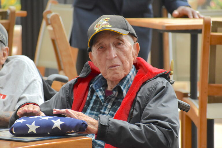 A happy 100th birthday for WWII vet Joe DeMarco