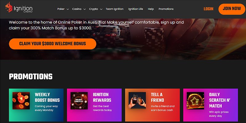 Ignition Casino Poker AU