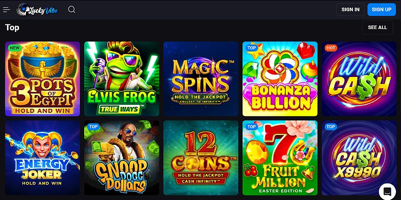 Lucky Vibes Casino AU
