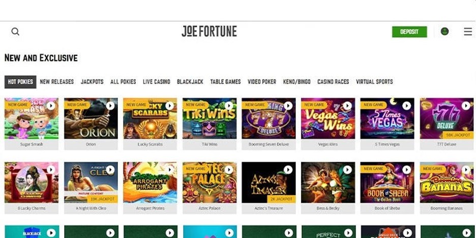 Joe Fortune Casino AU