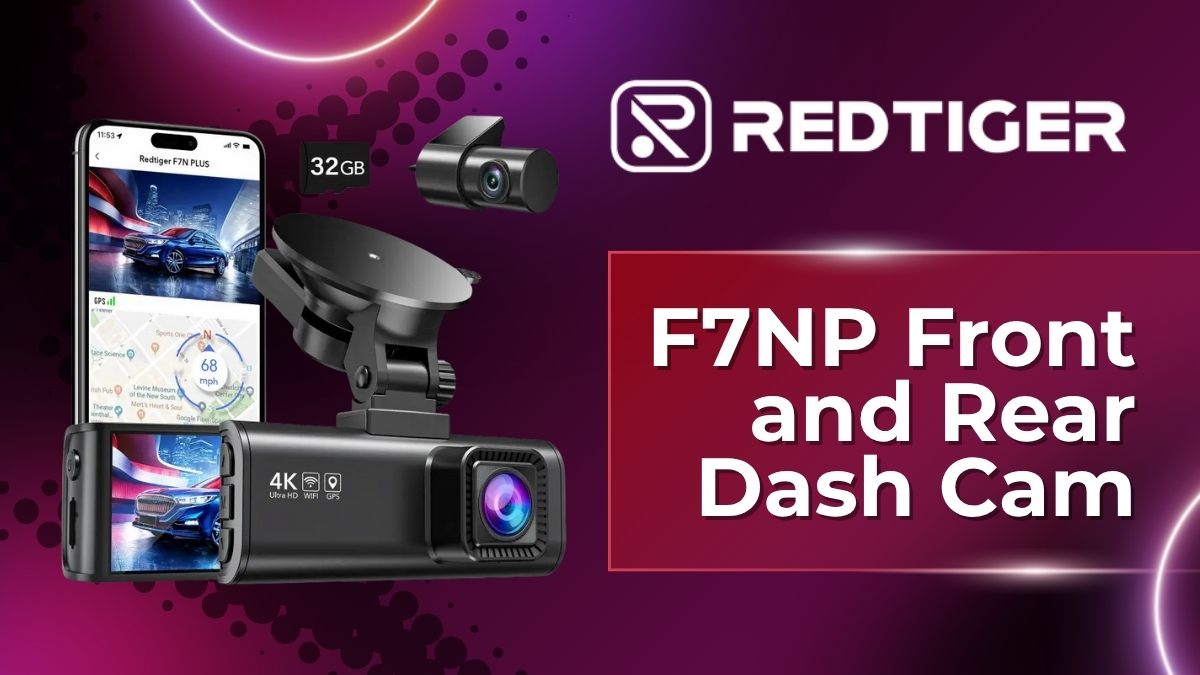 RedTiger F7NP Front and Rear Dash Cam