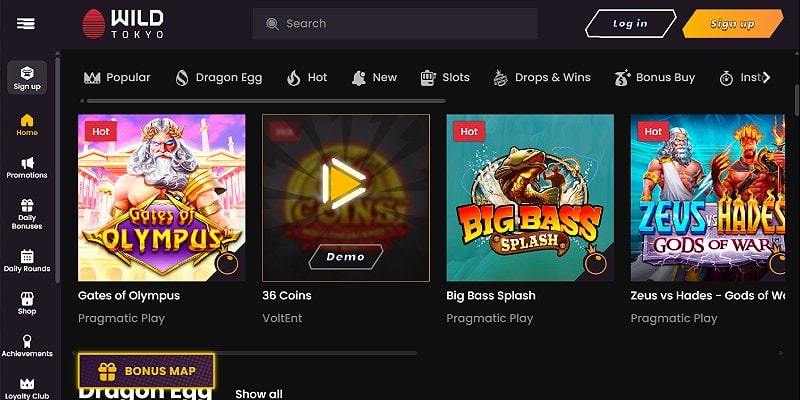 Wild Tokyo PayID pokies site review